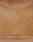 14k Solid Gold Zodiac Necklace, Custom Zodiac Necklace