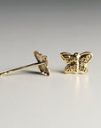 Butterfly Stud Earrings 14k Gold - Melt'm Jewelry