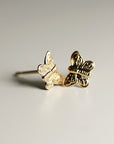 Butterfly Stud Earrings 14k Gold - Melt'm Jewelry