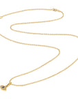 14k Gold Sapphire Evil Eye Necklace