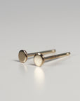 14k Solid Gold Dot Stud Earrings