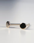 14k Solid Gold Dot Stud Earrings