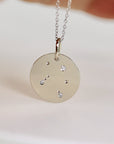 Diamond Zodiac Sign Constellation Necklace in 14k Gold - Melt'm Jewelry