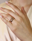 Diamond Starburst Eternity Wedding Band 14k Gold