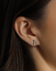 14k Gold Butterfly Wings Stud Earrings