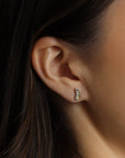 14k Gold Butterfly Wings Stud Earrings