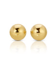 3MM, 4MM Round Ball Stud Earrings 14k Solid Gold Stud Earrings