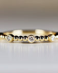 Dainty Diamond Wedding Band - Melt'm Jewelry
