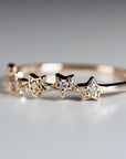 Diamond Star Ring - Melt'm Jewelry