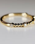 Dainty Diamond Wedding Band