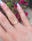 Sunrise Ring in 14K Solid Gold
