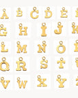 Gold Filled Satellite Initial Necklace - Personalized Dainty Letter Pendant - Melt'm Jewelry