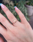 Sunrise Ring in 14K Solid Gold