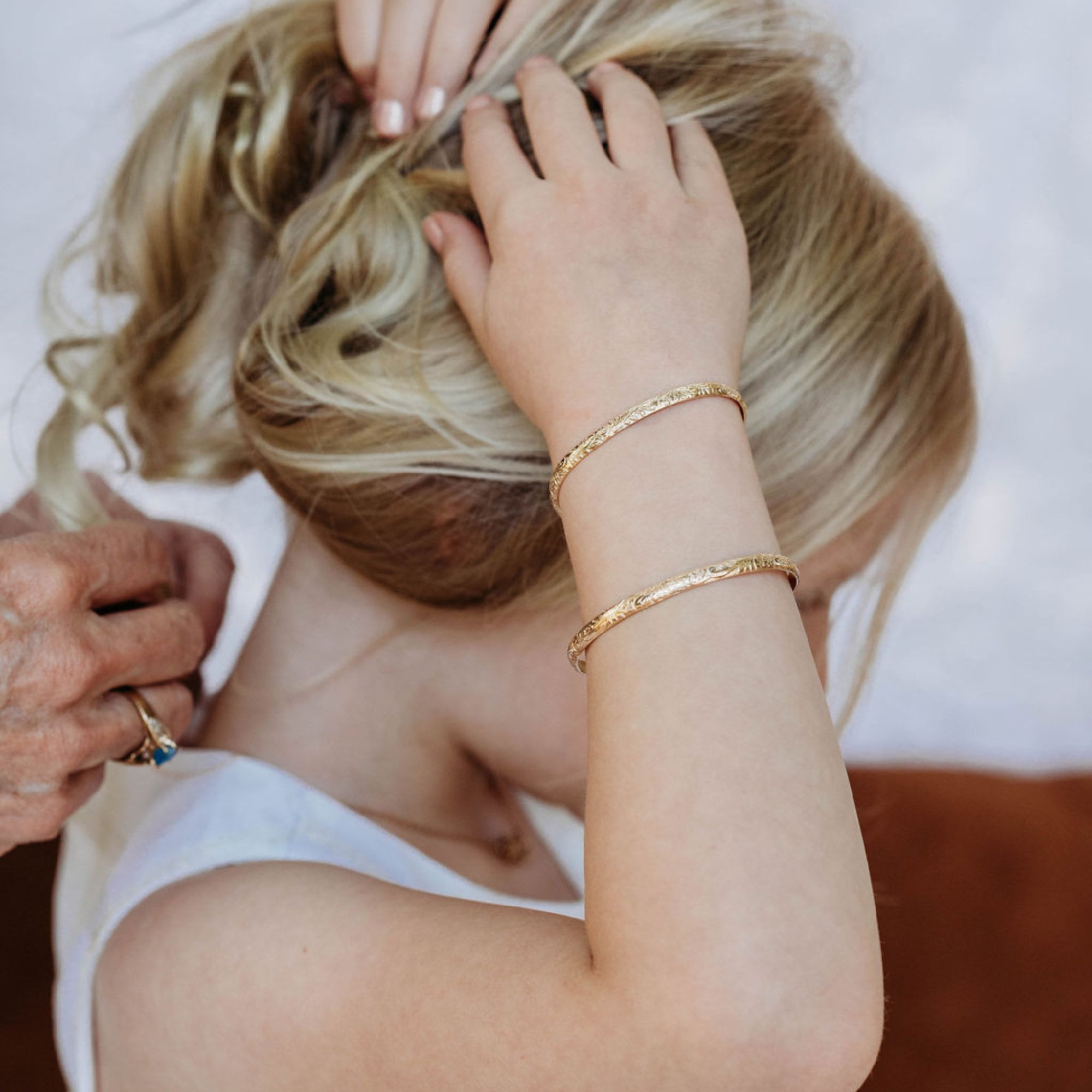 Engraved Baby Cuff, Leaf & Flowers, Children Bracelet, Baby Cuff Bracelet