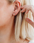 Unicorn Earrings 14k Solid Gold, Single / Pair, - Melt'm Jewelry