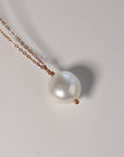 Rose Gold Natural Pearl Necklace