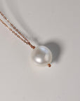 Rose Gold Natural Pearl Necklace