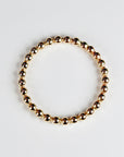14k Solid Gold Beaded Ring, Skinny Hammered Beaded Stacking Ring