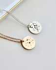 Gold Constellation Necklace, Custom Zodiac Necklace - Melt'm Jewelry