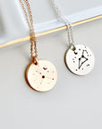 Gold Constellation Necklace, Custom Zodiac Necklace - Melt'm Jewelry