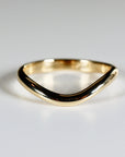 Wavy Wedding Band 14k Gold - Melt'm Jewelry