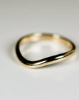 Wavy Wedding Band 14k Gold - Melt'm Jewelry