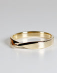 Mobius Ring 14k Gold, His and Hers Matching Band - Melt'm Jewelry