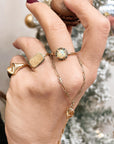 Gold Hand Chain Bracelet
