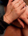 Gold Hand Chain Bracelet