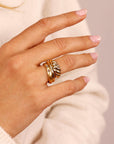 Flush Set Diamond Dome Wedding Band Ring