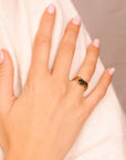 Mobius Ring 14k Gold, His and Hers Matching Band