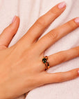 Mobius Ring 14k Gold, His and Hers Matching Band