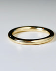 Thick Stacking Ring. A Wide Gold Wedding Band
