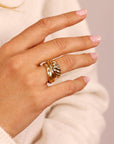 2.5mm Dome Matte Wedding Ring 14k Gold - Melt'm Jewelry
