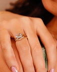 Aquamarine Engagement Ring