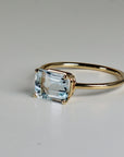 Aquamarine Engagement Ring