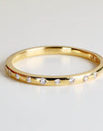 Flush Set Diamond Wedding Band - 1.5 mm