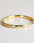Flush Set Diamond Wedding Band - 1.5 mm