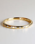 Flush Set Diamond Wedding Band - 1.5 mm