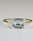 Aquamarine Engagement Ring