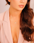 14k Solid Gold Diamond Joy Necklace
