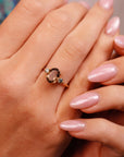 Model wearing a Statement Gemstone Ring