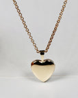 14k Solid Gold Personalized Heart Locket Necklace, Memorial Photo Pendant Necklace, Best Friend Gift For Her, Custom Jewelry Gift for Mom