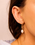 Pearl Gold Filled Earrings