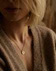 Engraved Heart Necklace, Custom Jewelry