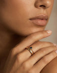 Hammered Gold Wedding Band, 14k Solid Yellow Gold - Melt'm Jewelry