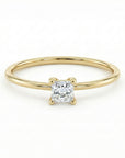 Dainty Princess Cut Diamond Stacking Ring