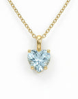 march birthstone aquamarine necklace minimalist gold jewelry