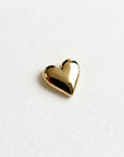 Heart Cartilage Earrings in 14k Gold