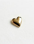 Heart Cartilage Earrings in 14k Gold